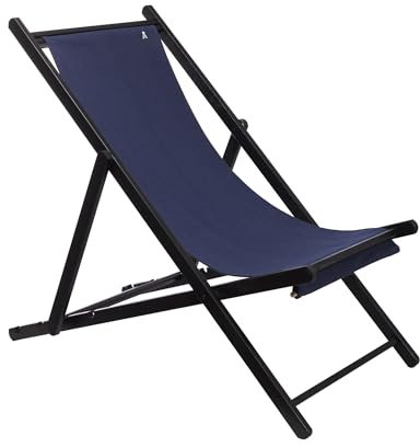 Scalpers Hamaca Madera de haya plegable sin Brazos estructura wengué lona Color Azul Oscuro Hängematte aus Buchenholz, faltbar, ohne Armlehnen, Gestell in Wenge, Plane in Dunkelblau