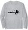 Eishockey Fan Shirt Stadt Mannheim mit Adler Skyline Langarmshirt