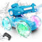Tecnock 2024 Amphibious Remote Control Car Boat for Kids, 2.4GHz 4WD Water Squirt RC Stunt Car with LED Lights, 45-Minute Playtime, Pool Toy Gift for Boys and Girls Ages 3-12+