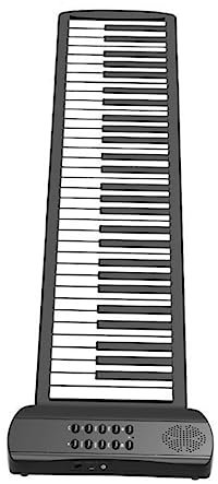 OFFSCH 61-keys Silicone Foldable Roll-up Piano Electronic Keyboard Portable Musical Instrument Suitable for Children and Beginners