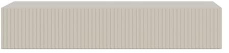 Selsey Console D'Entrée Suspendue avec Tiroir À Lamelles 90 x 17 cm Table Console Beige Grise Veldio
