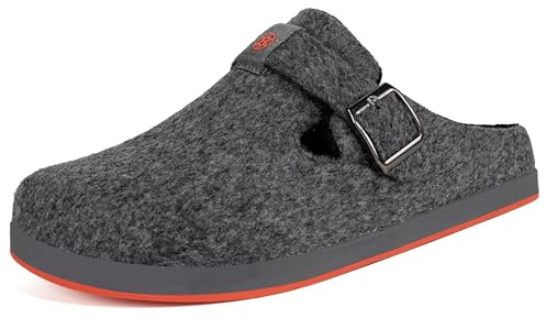Gaatpot Unisex Filzclog Winter Hausschuhe,Warme,rutschfest