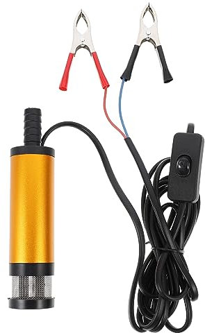 ULTECHNOVO Pompe Portable 12 V Extracteur Dhuile Électrique Pompe De Transfert Deau Submersible Pour Lagriculture En Acier Inoxydable Facile À Utiliser