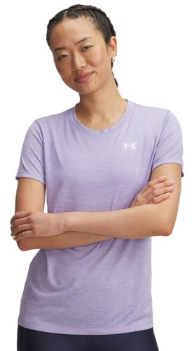 Under Armour Damen Tech SSC - Twist T-Shirt (1er-Pack), Violett, XL