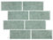 WoStick Suelo Vinilo Autoadhesivo 10 Hojas, 3D Papel Pared Autoadhesivo De Cocina, Vintage Verde Azulejos Adhesivos Cocina Splashback Para Cocina BañO (29x21cm)