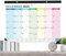 Tischkalender 2025–2026, 43,2 X 30,5 Cm Wandkalender Von Januar 2025 Bis Juni 2026, Mit Dickem Papier und Schlinge, Tischkalender 18 Monate Tagesplaner Organizer für He-im und Schularbeiten