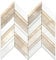 Yipscazo 10 Sheets Herringbone Stick on Tiles,Beige Mixed Gray Stone Splashback for Kitchen Wall, Waterproof Self Adhesive Wall Tiles for Bathroom