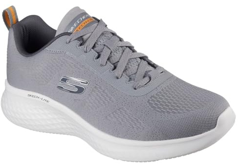 Skechers Herren Skech-LITE PRO Sneakers Schuhe, Grau, Größe 43