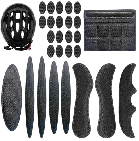 1 Sätze Fahrradhelm Polster Ersatz,Helmpolster Schaumstoff,Ersatz Fahrrad Helm Polster,Helmpolster Ersatz,Bequem Fahrradhelm Ersatzteile für Kinderhelm,Motorradhelm