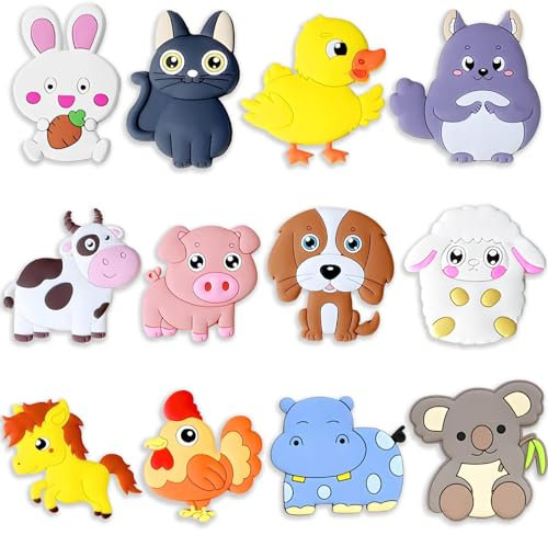 DxxD Imanes Never Niños, Juego Imanes de Animales para Niños 2 3 4 5 años, Regalos Juguetes Educativos Niños Niñas, Juegos Magneticos Infantiles, Imanes para Decoración de Nevera, Tablero Magnético