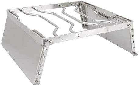 Campfire Grill Rost, Campingausrüstung Camp Fire Grill mit 10 Kg Ladung aus Edelstahl Herdständer, Faltbare Picknicktopfhalterung, Multifunktionaler Herdstange Zum Camping