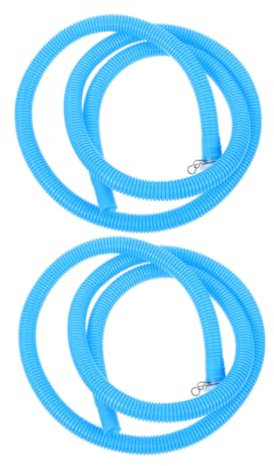 NUOBESTY Washing Machine Inlet Pipes 2pcs 16mm Pe Hoses Versatile for Half-Automatic Machines Air Conditioners