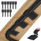 Risipu Reusable Cable Ties,Adjustable Hook and Loop Securing Strap, Self-Adhesive Under Desk Cable Management for Desk, Office, and Home, 10Pcs/20Pcs Pack (20, Black)