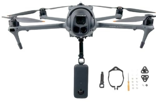 Zhixteu Expansion Mount For DJI Mavic 4 Pro, Panoramic Camera Action Camera Top Mount Braket, 2-in-1 Drone Accessory with 1/4 Screw Adapter