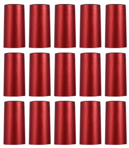 FUNNETOYU Capsules Thermorétractables pour Bouteille De Vin Couvre-Bouteilles De Vin Rouge 200 Pièces Scellage Et Conservation pour Maison Cave Restaurant Magasin D'Alcools