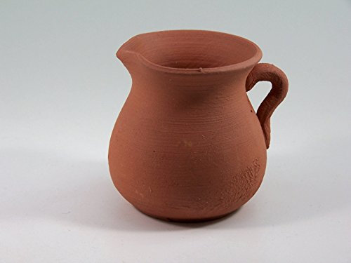 Kimmerle Miniatur Tonvase aus rotem Ton, 5 cm. Weihnachtsdekoration, Weihnachtskrippe