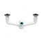 Jimtem M103110 - Sifon doble extensible horizontal con valvula s-10 1 1/2