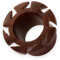 Fly Style Damen Flesh Tunnel Double Flared Holz Ohr-Plugs (Modell Auswahl) 4-14mm pg207, Grösse:10 mm; B