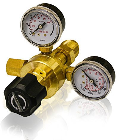 Lotos Technology AR04 Argon CO2 Flow Meter Welding Welder Regulator Gauge Welder Gas Regulator (For MIG140 MIG175 Tig200 TIG200DC Welder)