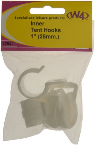 W4 Inner Tent Hooks - Off-White, 1 Inch