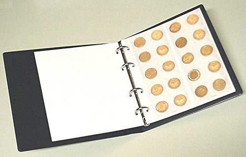 Kobra (Lindner) Münzenalbum FZ-SO mit 5 Blättern Nr.F20 für 100 Zwei-Euro-Münzen