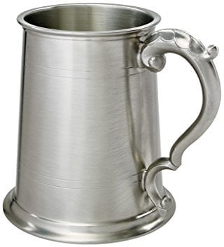 Wentworth peltro 1 pinta antico Fancy Handle Tankard
