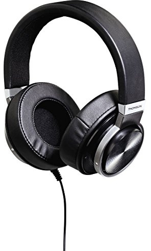 Hama HED2807 Over-Ear-Kopfhörer, Mikrofon, einseitiges Kabel, Schwarz