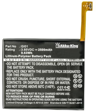 Akku-King Akku kompatibel mit Gigaset GI01 - Li-Polymer 2500mAh - für Gigaset ME, GS55-6