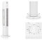 TRISTAR Ventilateur Colonne 1115M3-35Watts - Oscillant - Blanc - 79 cm