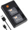 DSTE 2PCS NB-11L NB-11LH (1400mAh/3.7V) Battery Charger Set Compatible for Canon PowerShot A2300, A2400, A2500, A2600, A3400, A3500, A4000 IS