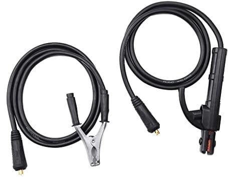 1PC 300A Stick Welding Electrode Holder Cable 1.5M Cable Connector for ARC Inverter Welder