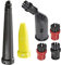 SPARES2GO Hand Tool Nozzle Set + Bristle Brushes for Karcher Easyfix SC1 SC2 SC3 SC4 SC5 Series Steam Cleaner