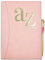 A to Z Telefon A5 Adressbuch A-Z Index Hard Back Cover mit Stift (Rosa)
