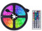 AIJIAER LED Strip Lights, LED Strip Colour Changing LED Fairy,RGB Light Strip Set with Remote Control Ideal for Room, Home, Kitchen, Parties (5m)
