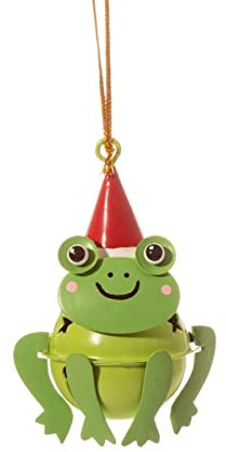 Sass & Belle Frog Hanging Bell Decoration