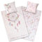 Aminata kids Bettwäsche Traumfänger 135x200 Mädchen Biber warm, weich & kuschelig mit Reißverschluss - Flanell Baumwolle - Mädchen Jugendliche Dreamcatcher Kinder Motiv Feder Indianer
