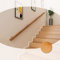 XFAK Holz Handlauf Innen Treppengeländer Rustikales Wandhandlauf Massivholz Geländer Anti-Rutsch Holzgeländer Für Treppen Korridor Loft (50cm-300cm) (Size : 1.6ft/50cm)