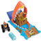 Hot Wheels Monster Trucks Arena Smashers Schatz-Beiss-Challenge Spielset - Ungezähmter Tigerhai-Raubtier, sensorisches Feedback, inklusive Die-Cast-Monstertruck-Tigerhai und zerdrücktem Auto, HTP17
