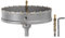 sourcing map Scie cloche en carbure TCT de 145 mm de diamètre pour acier inoxydable, métal, alliage d'aluminium, cuivre, laiton, plastique, avec embout central supplémentaire