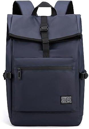 FANDARE Rucksack Herren Laptop-Rucksack Schulrucksack Geschäft Arbeiten Computer Rucksack Jungen Schulranzen Backpack für Arbeit Reisen Wandern Lässiger Tagesrucksack Daypacks Hochschule Blau