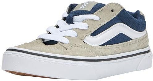 Vans Unisex Kinder Caldrone Sneaker, Suede Mesh Grey Blue, 27 EU