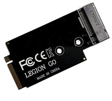 M.2 NVMe SSD Adapter Card Modified Transfer Board For Legion Go SSD Memory Card Adapter for NVME M.2 2242 to 2280 Hard Drive Card Accessory (Black)