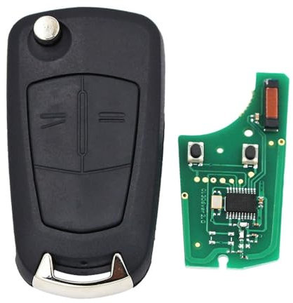 Guscio Chiave auto a distanza Controllo remoto telecomando radiocomando portachiavi per Opel Vauxhall Astra H 2004 2005 2006 2007 2008 2009