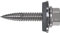Refabo Dünnblechschrauben RP-T2 Plus Blechschrauben 6,0x38 mit Sechskantkopf und E16 Dichtung, Bi-Metall A2, Stahl verzinkt- 100 Stück