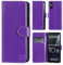 32nd Book Wallet PU Leather Case Cover for Sony Xperia 10 VI (2024), Flip Case With RFID Blocking Card Slots, Magnetic Closure and Built In Stand - Purple