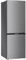 Corbero - Frigorífico Combi No Frost | CCH18574NFX | 327L | 59x91x177 | Luz LED | Crisper y Balcones Ajustables | Estantes de Cristal | 39 Db | Inox