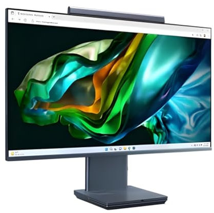 acer Aspire S32-1856 31.5 All In One Desktop PC | Quad HD IPS Display | Intel Core i7-1360P | 16GB DDR4 RAM | 1TB PCIe SSD | Windows 11 | Grey