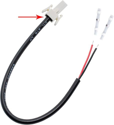 EuAcesry 2 PCS Cavo Fanale Posteriore Rinforzato con Connettore Batteria e Frenata per Parafango - Compatibile con Monopattino Elettrico Xiaomi M365, Pro2, Essential, PRO, 1S