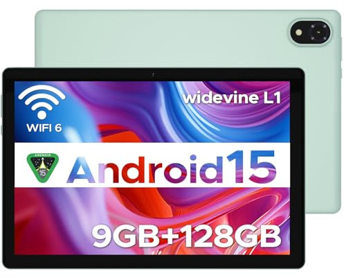 DOOGEE U10 Android 15 Tablet 10 Zoll 16GB RAM+128GB ROM (2TB TF) 5060mAh Kinder Tablet Android WiFi 6, WidevineL1, 8+5MP Dual Kamera, GMS, BT5.0, Type C Tablets PC [2025]