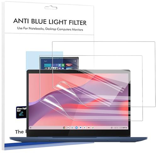 carinacoco 2 Pack Screen Protector for Lenovo IdeaPad Slim 3 Chromebook 14 inch, Ultra Thin Soft Toughness HD Clear Premium Shatterproof Anti-Scratch No Bubbles Touch Sensitive PET Film